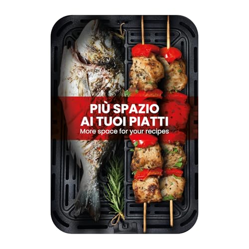 ARDES - ARFRYA05LW Friggitrice Ad Aria 8 Litri Slim Extra Profonda FRIGGISANA INFINITY 8L W - AirFryer con Display Digitale Touch Bianca - Immagine 5