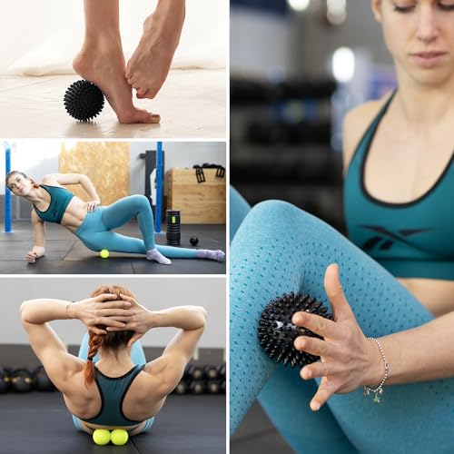 Rulo masajeador muscular KALAHARI con bola doble para trigger points 6