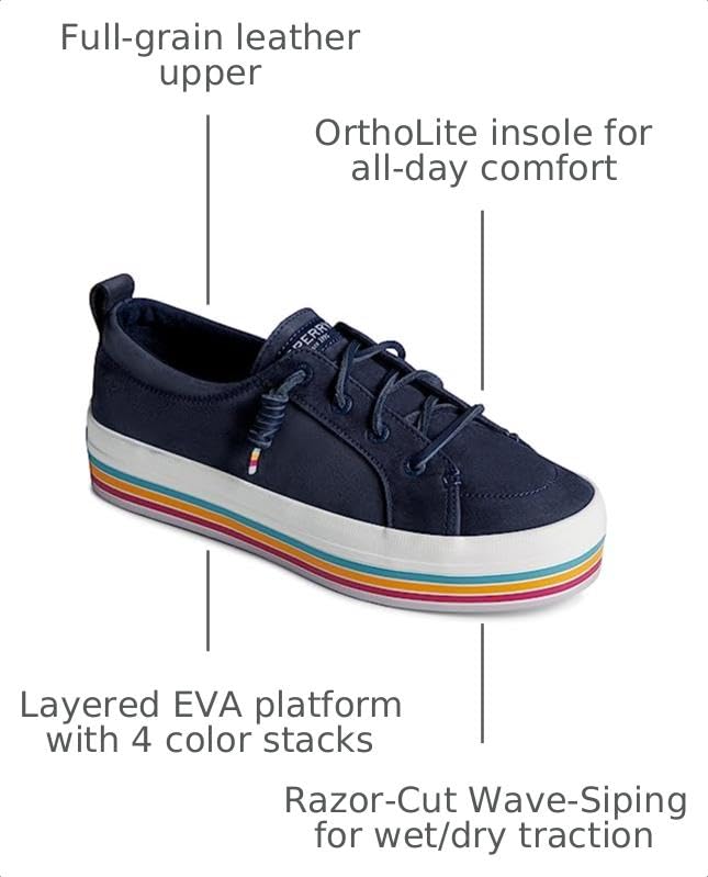 Image of Sperry Womens Crest Vibe Platform Sneaker