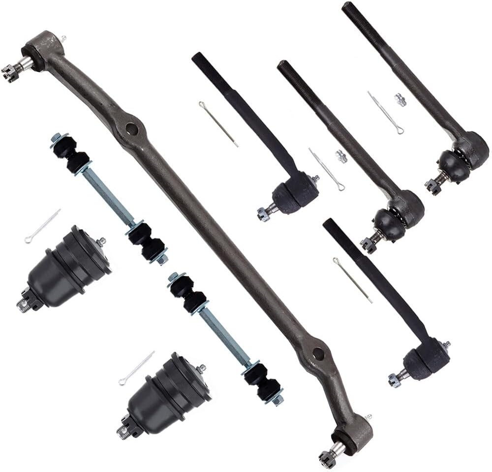 SCITOO 9pcs Front Suspension Kit Tie Rod End Sway Bar Lower Ball Joint Center Link Fit 1978-1987 For Buick Regal 1978-1987 For Chevy El Camino 1978-1983 For Malibu 1978-1988 Monte Carlo