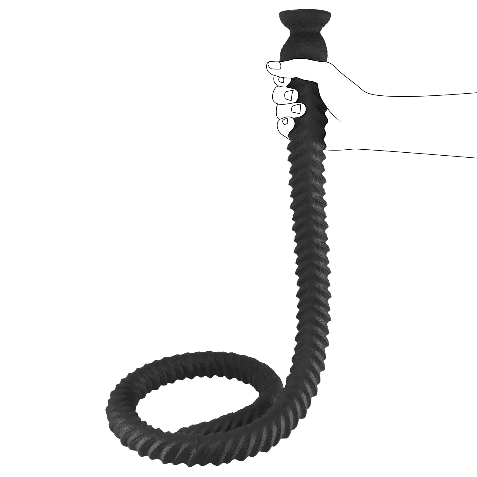 32 1 Inch Extral Long Anal Plug Dildo Silicone Flexible Butt Plug with Strong Suction Cup Soft Prostate