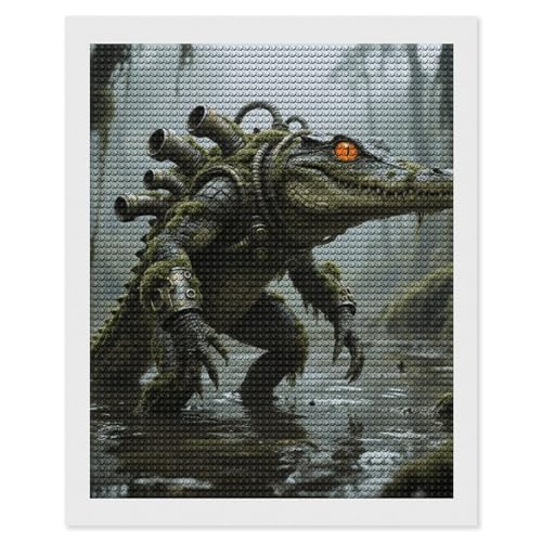 Kit peinture diamant 5D créature marécageuse maccbn 40x50 cm
