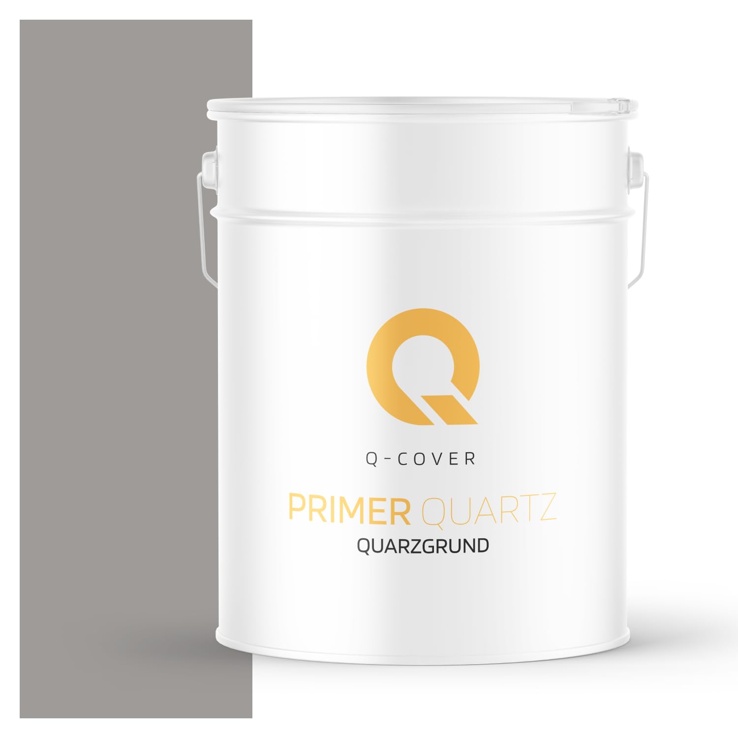 Quarzgrund für Dekorativer Putz mit Mica Grau D911 15KG | Acrylatdispersion Grundiermittel Innen & Außen für Wände und Decken Grundierung Schutz Mosaikputz ca. 0,3-0,4 KG/m2