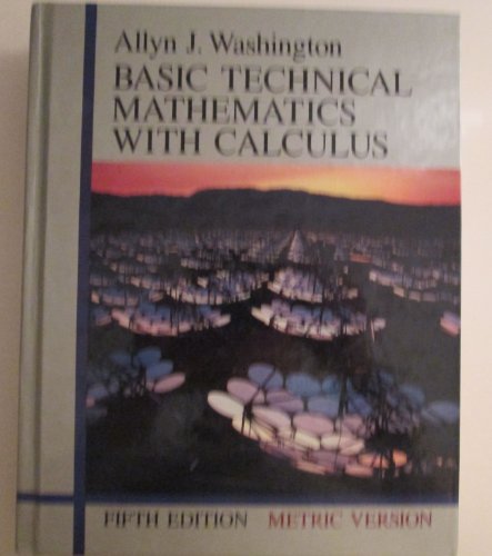 Basic Technical Mathematics With Calculus: Metr... 0805388923 Book Cover
