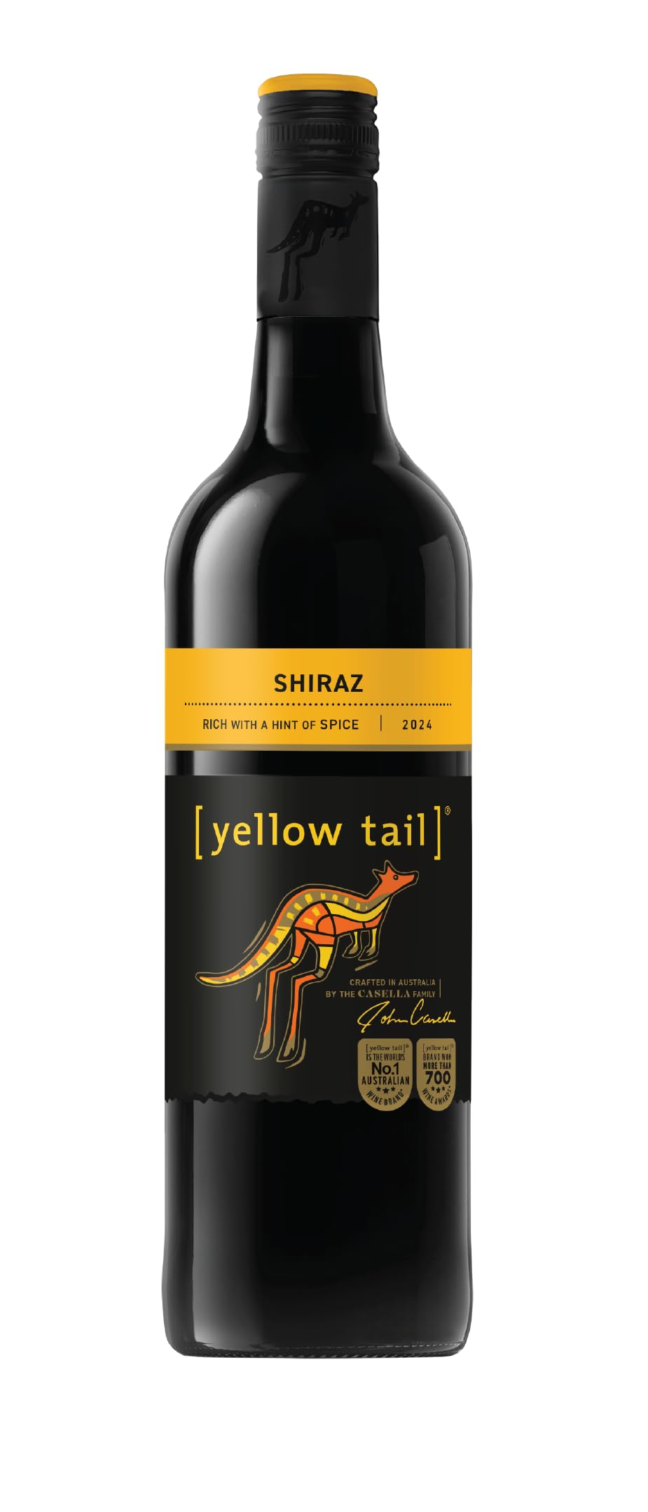 yellow tail Shiraz – Halbtrockener, aromatischer Rotwein aus Australien (6 x 0.75l), 542900-2015, 6 x 0.75 l