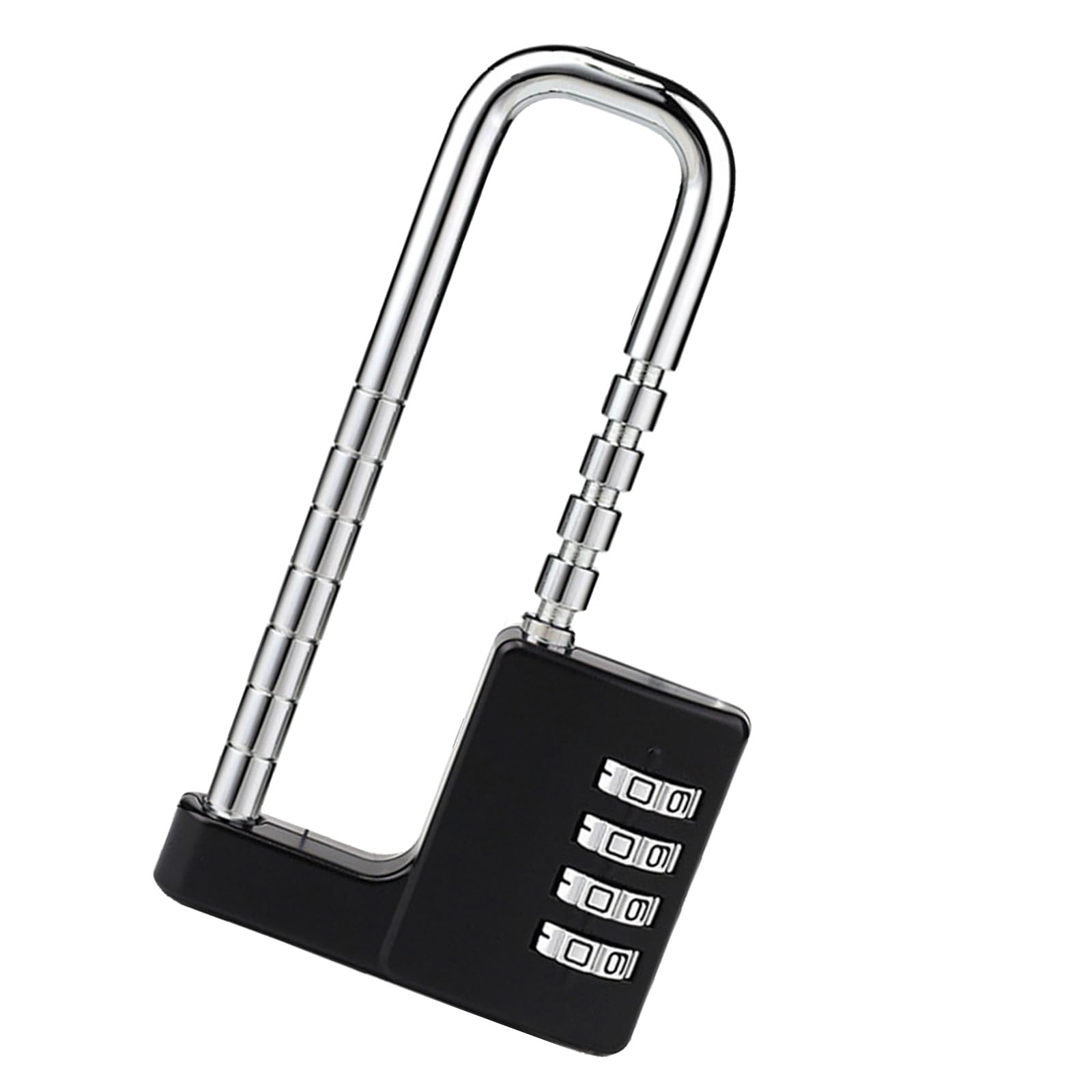 Multifunction Combination with Long Shackles Multipurpose Shackles Padlock for Gym Lockers School Cabinets & Outdoor Use Gym Lockers