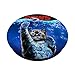Monster Tabby Cat Ambush Great White Shark in the Ocean PopSockets PopGrip: Swappable Grip for Phones & Tablets