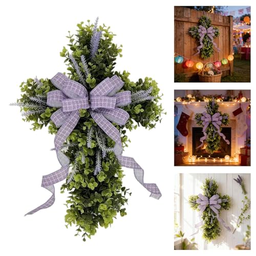 Couronne de Pâques imperméable et résistante pour une décoration extérieure durable - 3