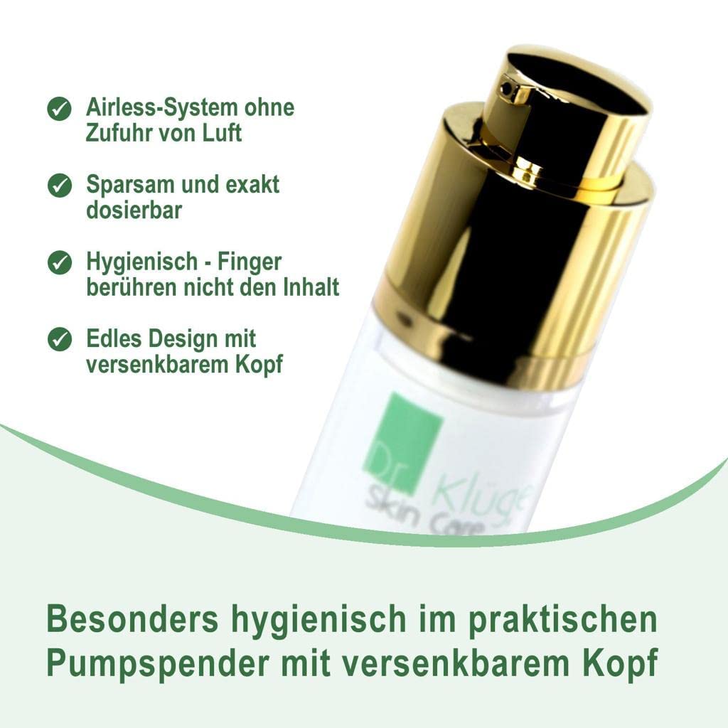Dr. Klügel Eye Bags Lifting Gel, 30ml enthält Rotalgen, Koffein und Hyaluron, belebend und ausgleichend, reduziert Schwellungen und Dunkelheit, reichhaltiges Augengel zur Hautstraffung & Tränensäcke | Enthält Rotalgen, Koffein und Hyaluron, Belebend und a