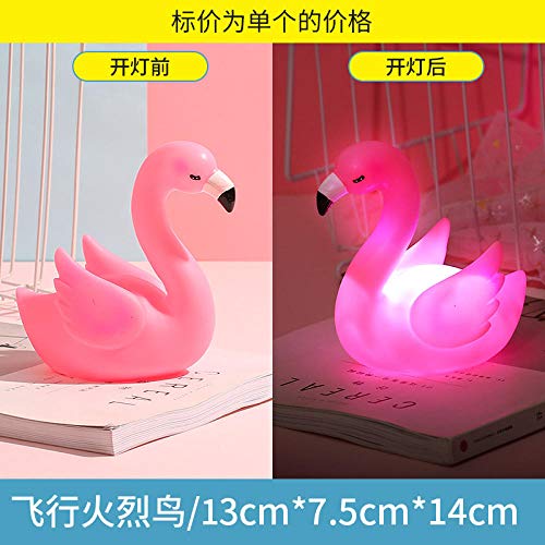 idee cadeau ado fille Lune veilleuse lampe de chevet lampe de chevet-ailes de flamant rose Lampe de Nuit Chevet Veilleuse Lampe de chevet