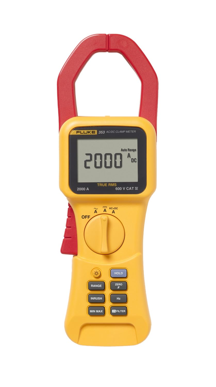 Fluke 353 True RMS Clamp-Meter, 2,000A AC/DC, Conductors to