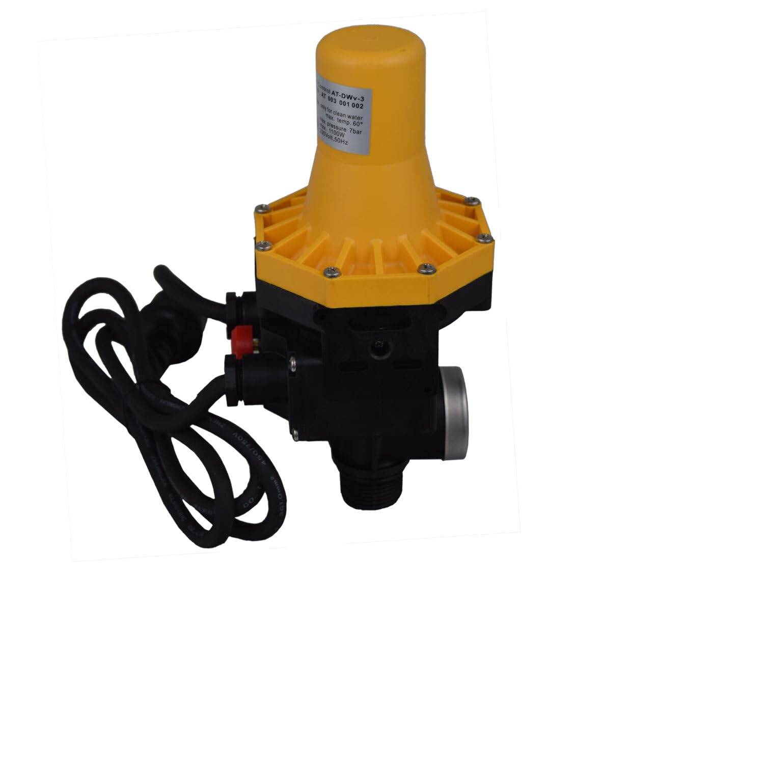 Agora-Tec® Pumpen Steuerung Druckschalter Durchflusswächter mit Trockenlaufschutz DWv-3 verkabelt