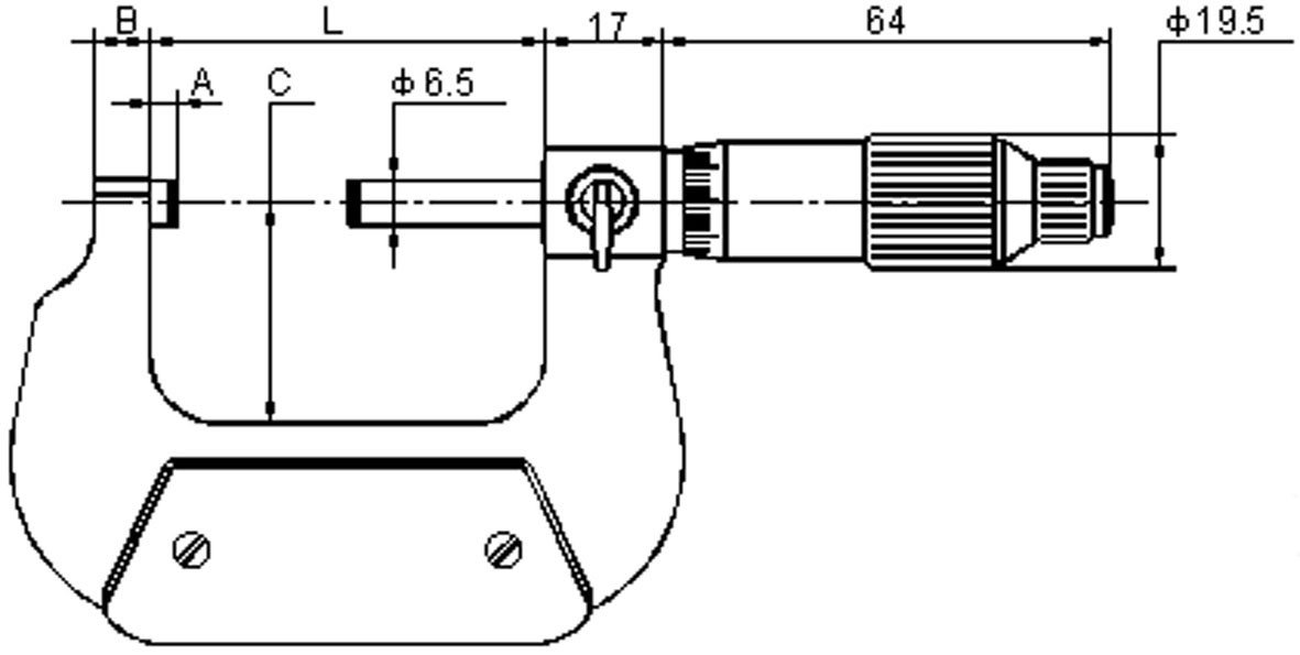 CNC QUALITÄT Bügelmessschraube 100-125 mm