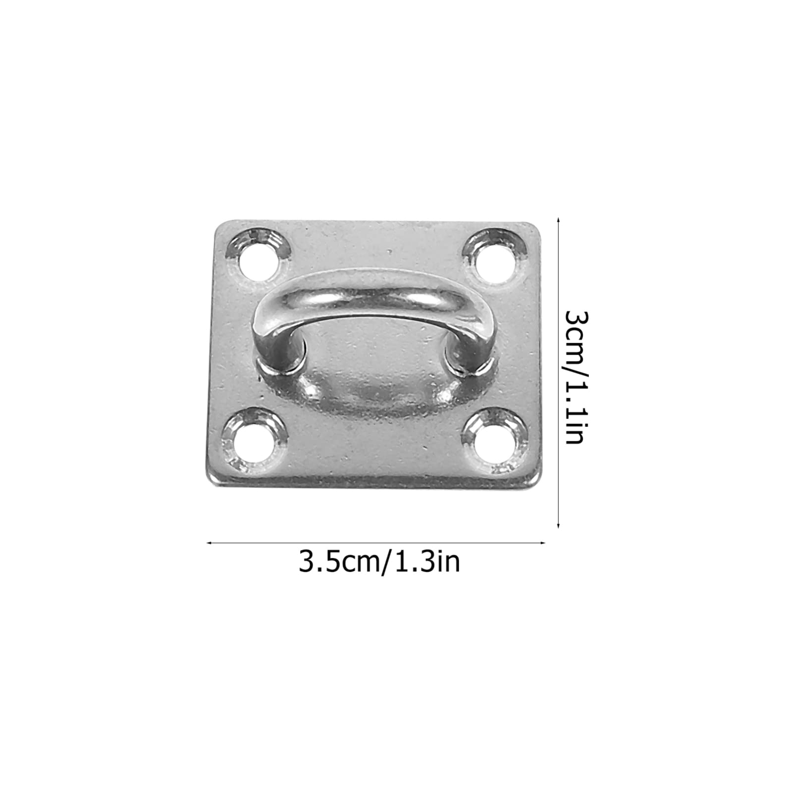 PRETYZOOM Sturdy Ceiling Hooks in 4 Pieces Made of Stainless Steel for Ceiling Fan Hammock Chime Hanging