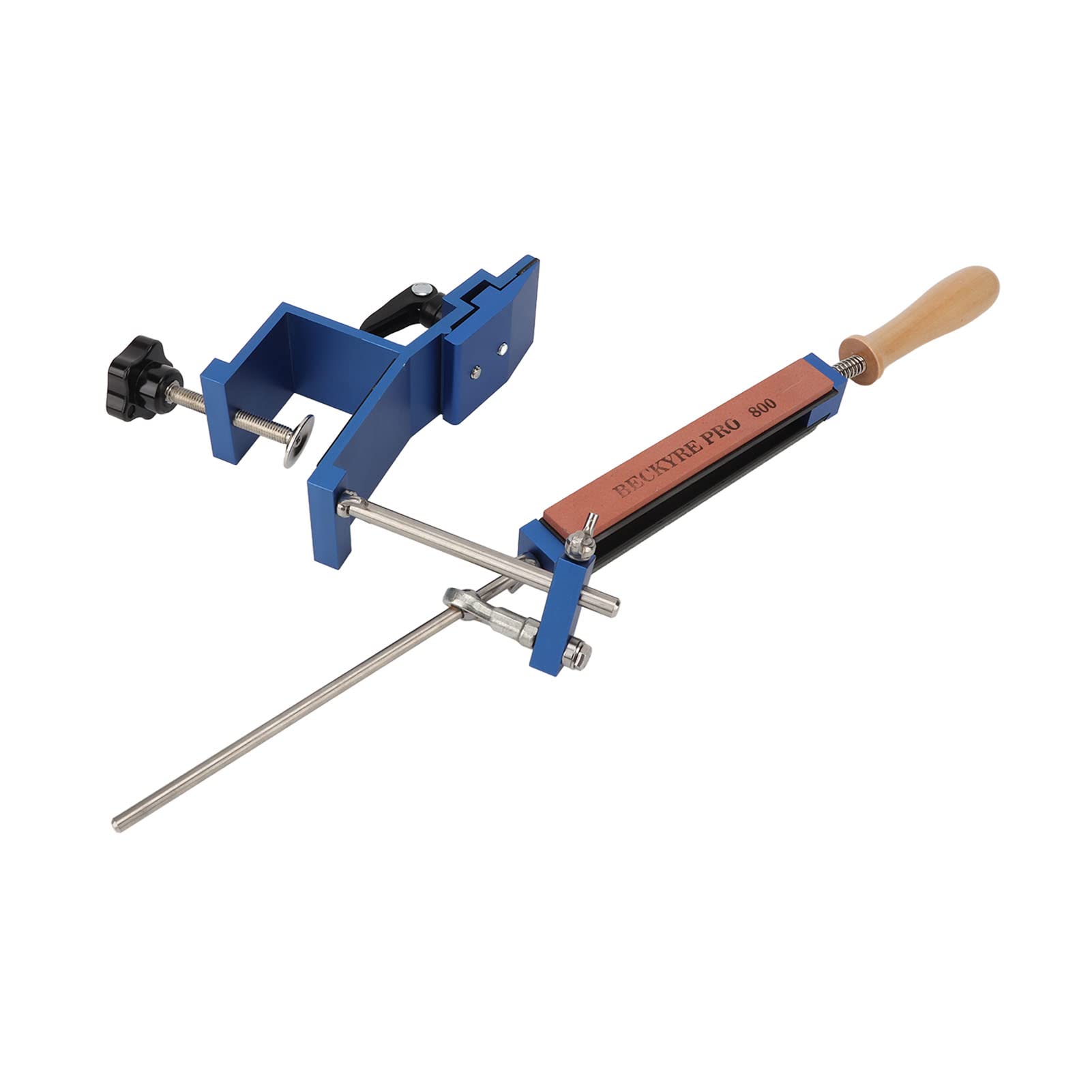 LTLWSH Vaste hoek Messenslijper Professionele Keukenmes Slijper 360 Graden Flip Constante Hoek Aluminiumlegering Slijper met 4 Witstenen
