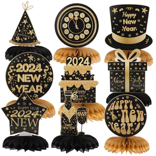 Yardwe 9piezas Bolas De Panal Decorativas para Decoración De Fiesta Adornos Festivos Manualidades