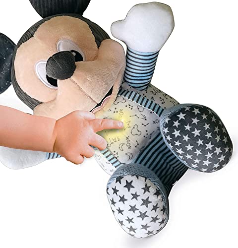 Clementoni 17394 Peluche Veilleuse Disney Baby Mickey veilleuse Musicale et Lumineuse Peluche Lavable en Machine et Plus - vue 4