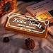 Ships Next Day, Custom Name Plate for Desk - Business Light Up Acrylic Desk Name Plate Personalized Elegant Office Gift for Boss Coworker Teacher Employee Appreciation Gift, Office Decor for Women Men