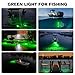 Goldlife 400W LED Green Underwater Fishing Light, 12Inch 100ft Cable丨110V GFCI Safety Plug丨IP69K Submersible Attractants Light丨for Docks/Boats/Kayaks丨for Fresh & Salt Water Fishing