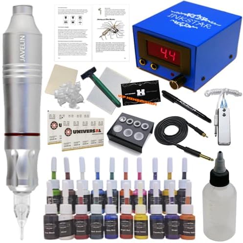 Javelin Tattoo Pen Kit (Starter Kit + 20 Colors)