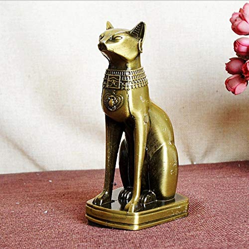 Bastet statue métal décoration égyptienne et sculpture de collection