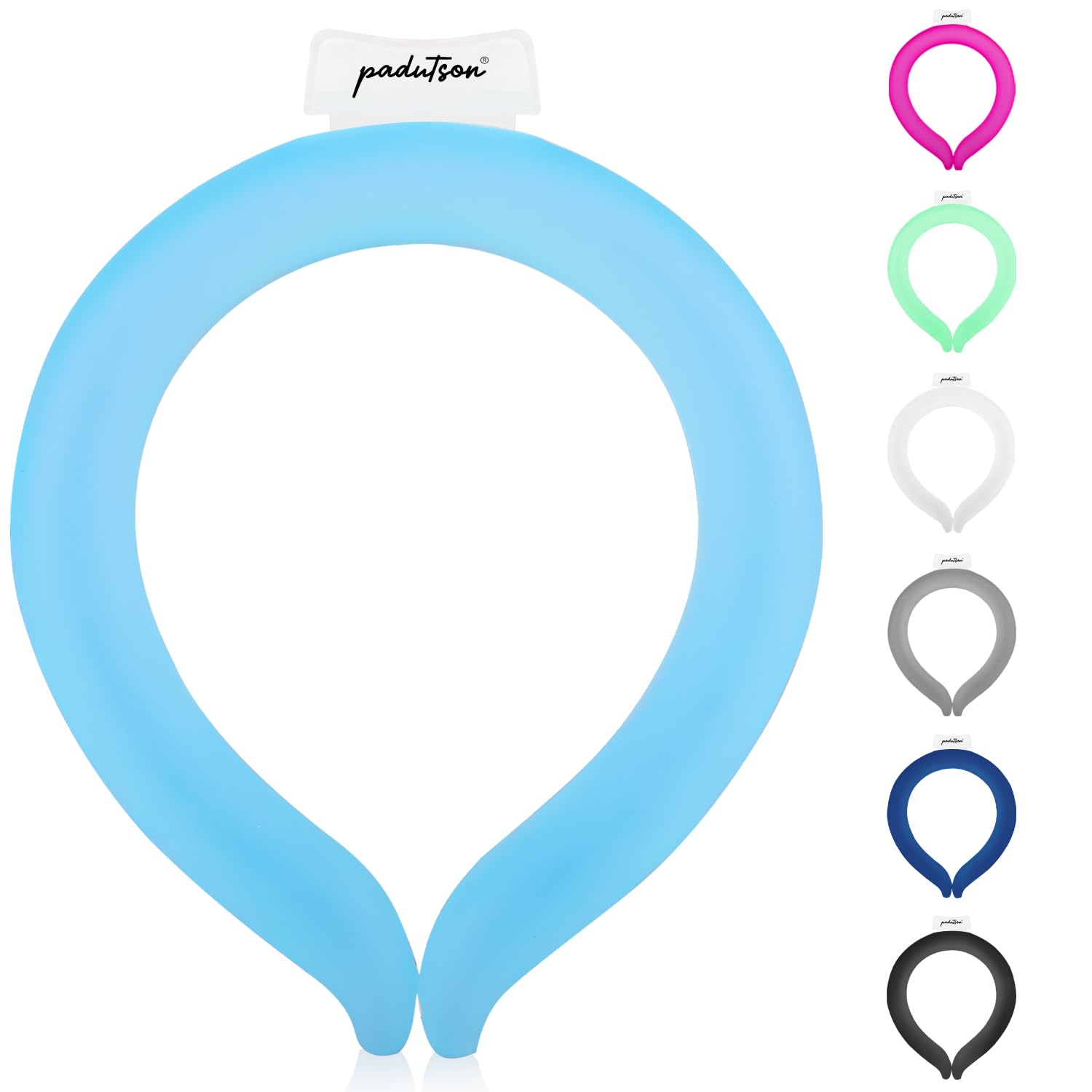 Neck CoolingTube, Reusable Ice Cooler Wearable Body CoolingProducts, Neck Coolers for Hot Weather