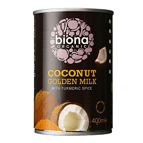 Biona Leche De Coco Con Cúrcuma Ecológica - Vegetariano, Vegano, Paleo - 400 g