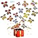 40 PCS Magic Flying Butterfly Fairy Flying Toys Wind up Rubber Band Powered Butterfly Toys Decoration for Colorful Bookmark and Greeting Card Surprise Gift, No Gift Box Include