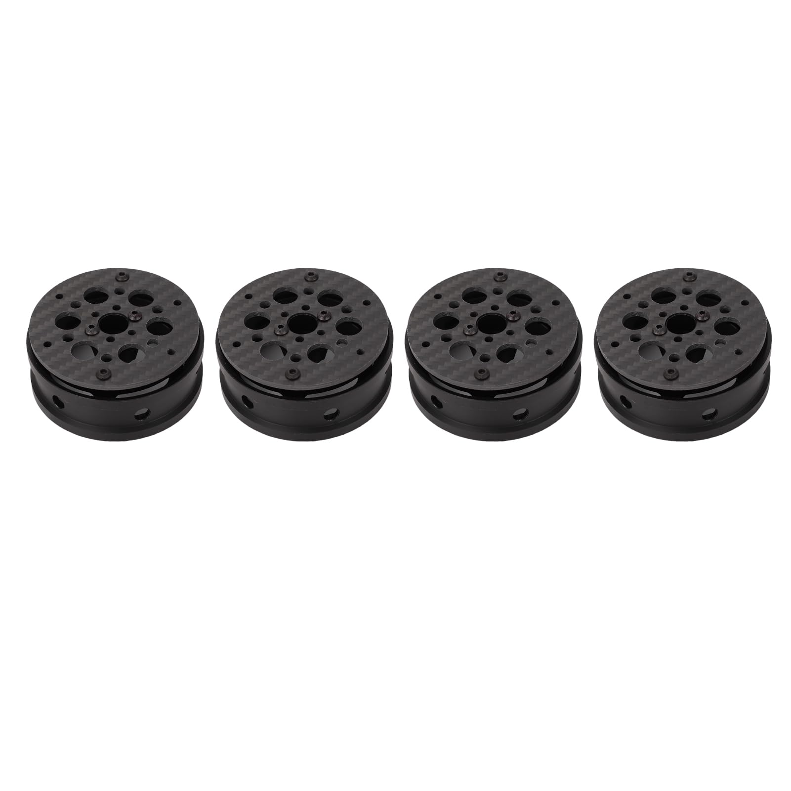 Generic Autentyczny Design 2,2" Lekki Zestaw Felg RC z Włókna Węglowego do Wspinaczki dla Entuzjastów Gąsienic RC z Włókna Węglowego