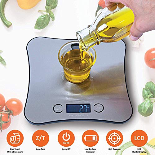 Granite Ware 0508-2 15-Inch Covered Oval Roaster, Bundle Gallette Cuisine Food Scale, Turkey Baster, Meat Thermometer, Meat Injector Roasting Pan Holidays Dinner 5 Piece Bundle - Thumbnail 3