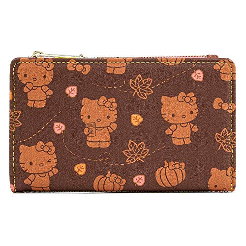 Loungefly Hello Kitty Pumpkin Spice All Over Print Flap Wallet4