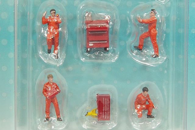 アメリカンジオラマ　メカニック3　1/64スケール　フィギュア Amazon.co.jp: アメリカン ジオラマ 1/64 フィギア レディ