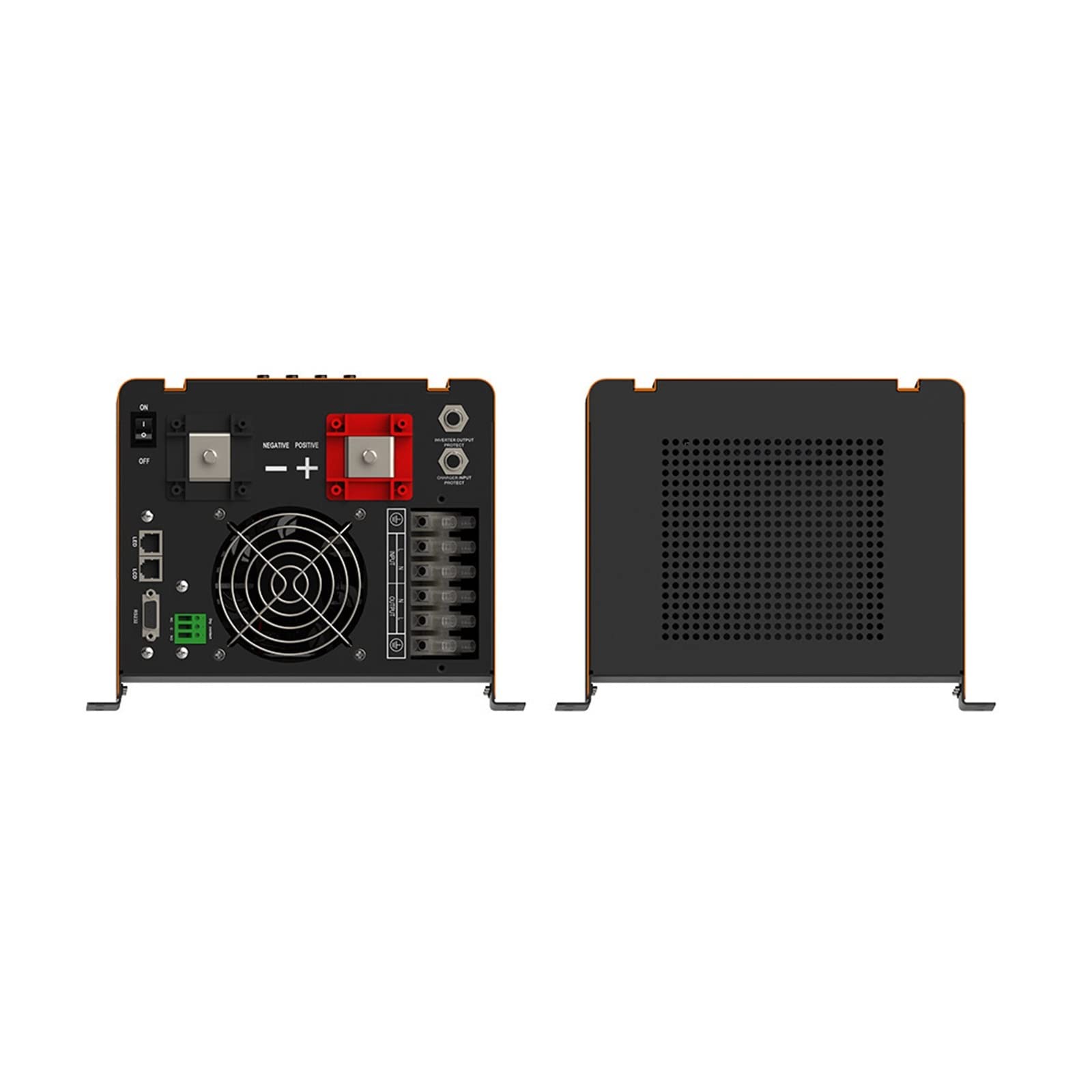Inversor Fuera de la Red de 3000W CC 12V24V48V a CA 220V230V240VAC con Cargador de CA y UPS se Puede Montar en la Pared(DC24V)