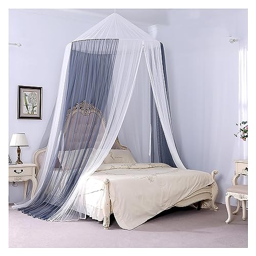 Moustiquaire de lit Queen Size en dôme U rideau licorne suspendu
