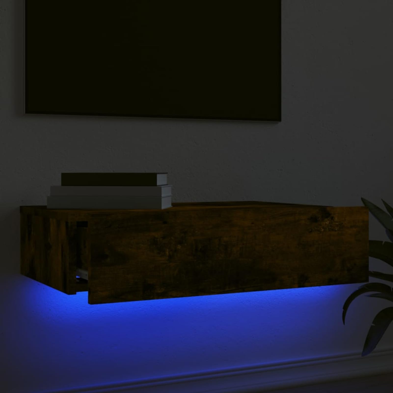 Meubles TV avec éclairage LED 2 pcs,Banc TV,Armoire TV chêne sonoma Meubles TV avec éclairage LED 2 pcs,Banc TV,Armoire TV chêne sonoma
