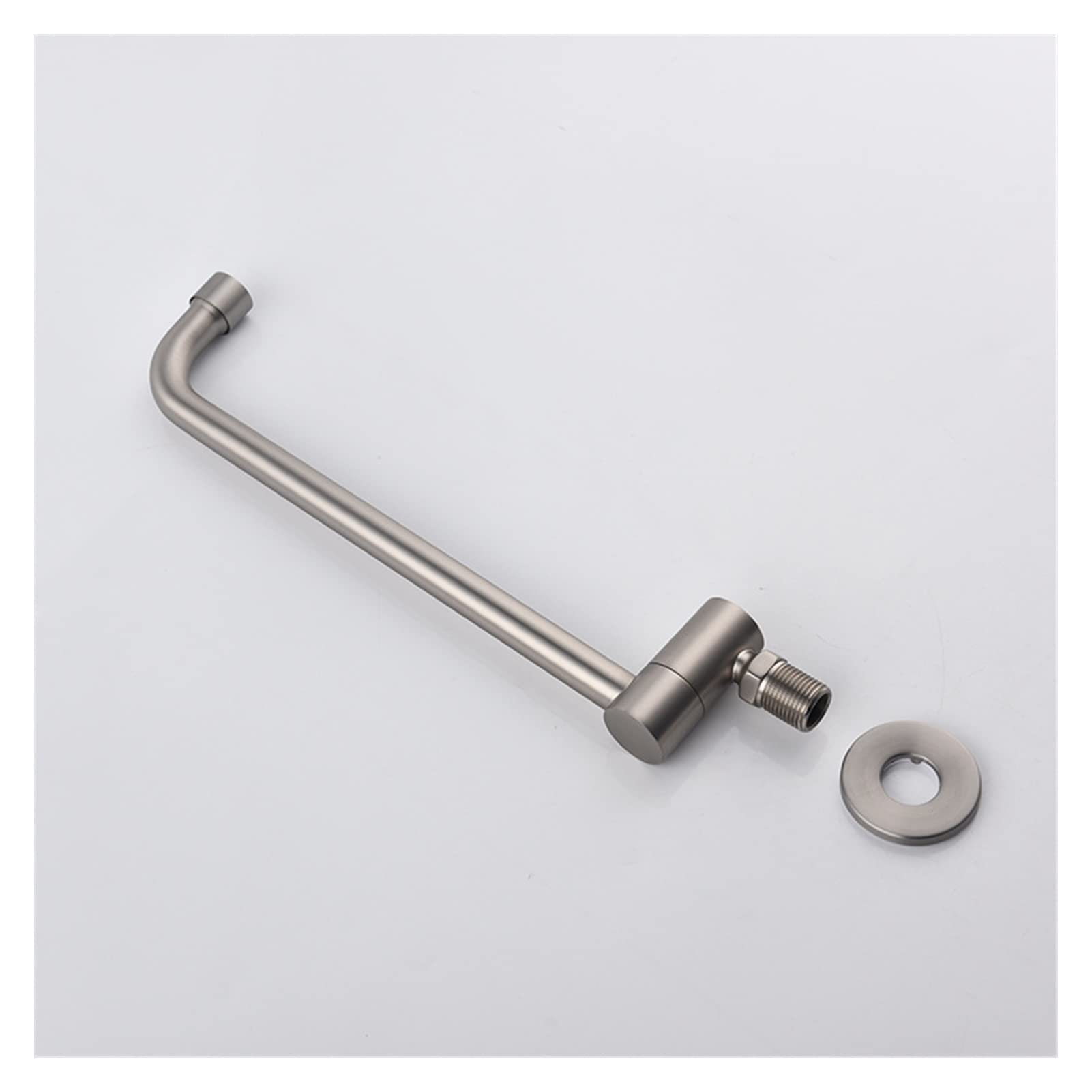 Grifo de baño Cobertura cepillada única lavabo frío Faucet Balcón Mop Pool Pool Extended Faucet Swing Swing Swing Faucet