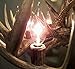 REAL ANTLER CHANDELIER, 8 LIGHTS, SHED ANTLER ART, ELK COVERED SOCKETS HANDMADE EXTRA LARGE