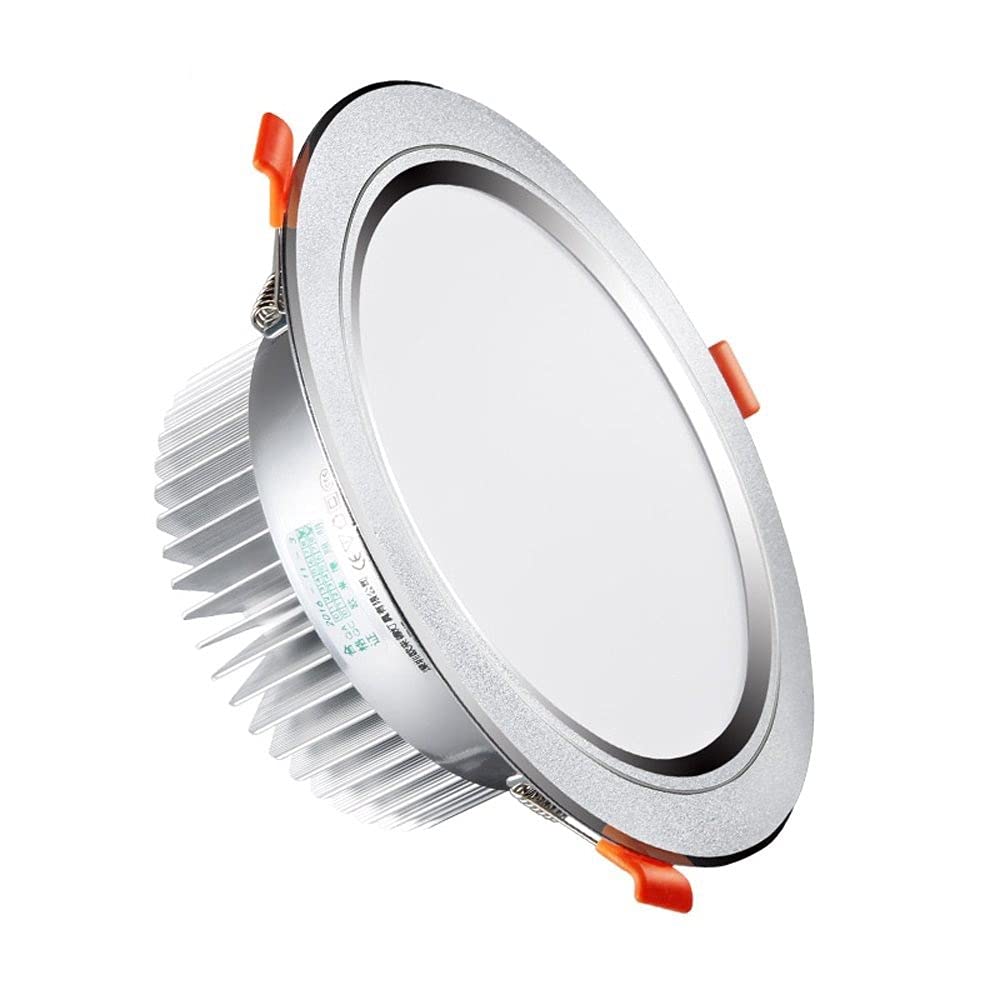 3W/5W/7W/9W/12W/18W/24W 86- Szeroka, Ciśnieniowa, Aluminiowa, Wpuszczana Lampa Sufitowa Led Do Domu, Oświetlenie Wewnętrzne, Dekoracja, Reflektor, Akrylowy, Met