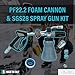 MTM Hydro PF22 Wide Mouth Foam Cannon Kit for Pressure Washer, Mezzo Switching Valve, SGS28 Trigger Gun and 16 oz Soap