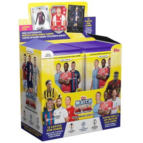 Topps UCL Match Attax 22-23 Display de 24 Sobres, FS0003563 Cover