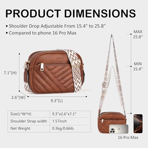 Image of TANTOMI Small Crossbody Bags for Women Trendy, Cell Phone Purses Wallet with 4 Card Slots, Small Purses with Adjustable Strap