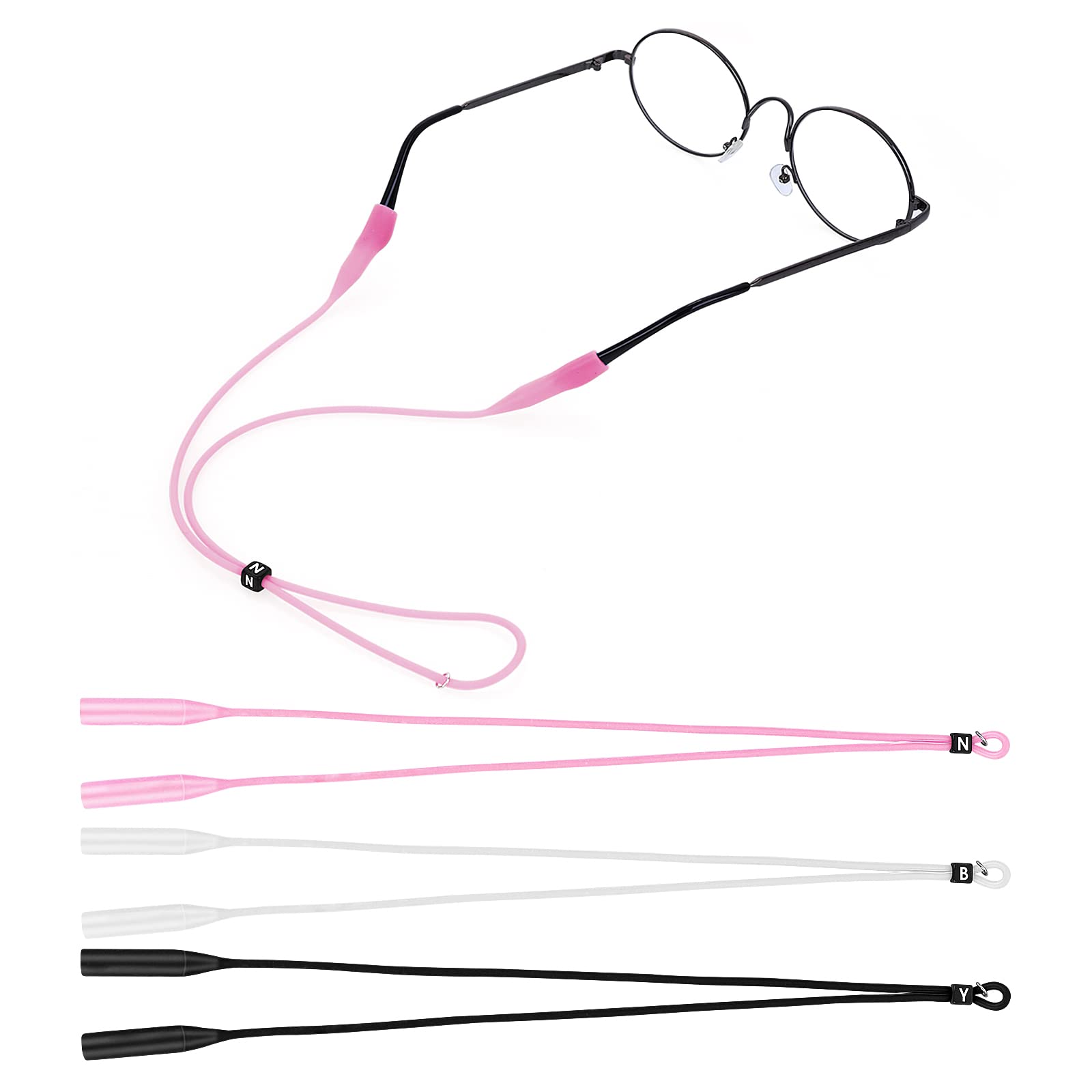 Yolev Correa de silicona ajustable para gafas