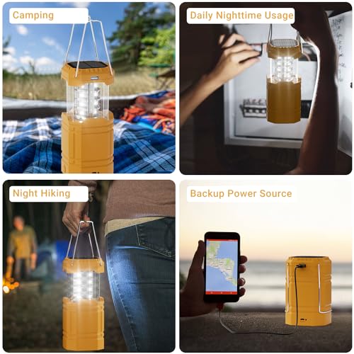 Lanterne camping rechargeable ROCAM avec 3 méthodes de charge - 7