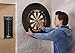 Viper by GLD Products Guardian Dartboard Surround Sisal/Bristle Steel-Tip Dartboard Wall Protector, Black, for 17.75” Steel tip Dart Board