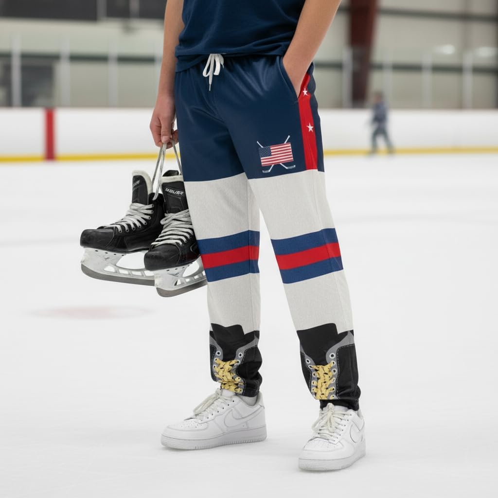 ChalkTalkSPORTS Hockey Lounge Pants | Multiple Designs | Youth & Adult Sizes - Image 2