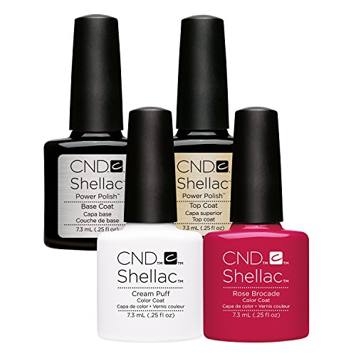 CND Shellac Cosmopolitan Pack 3 - Rose Brocade + Cream Puff