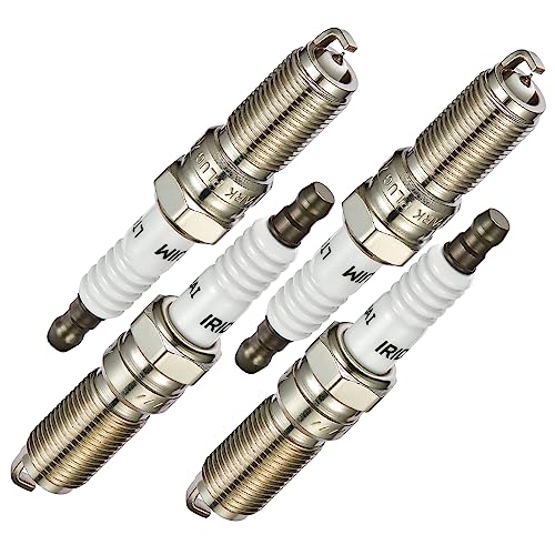 Image of BDFHYK Set of 4 Iridium Spark Plug Compatible with Lincoln MKZ, Compatible with Buick Envision,EcoSport Transit Connect SSV Fiesta Focus EcoSport C-Max 1.6L 2.0L 2.5L L4 Engine Replacement for XP5363