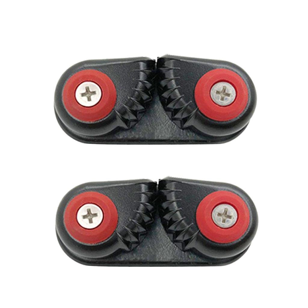 2 Pièces En Aluminium Roulement à Billes Bateau Taquet de Came Kayak Ancre Taquet de Came 15mm Ligne