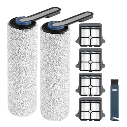 Image of Keluke iFLOOR 5 Roller Brush and Filters Replacement Compatible with Tineco iFLOOR 5 Breeze Cordless Vacuum Cleaner,Replacement Parts Include 2 Brush Rollers, 4 Vac Filters