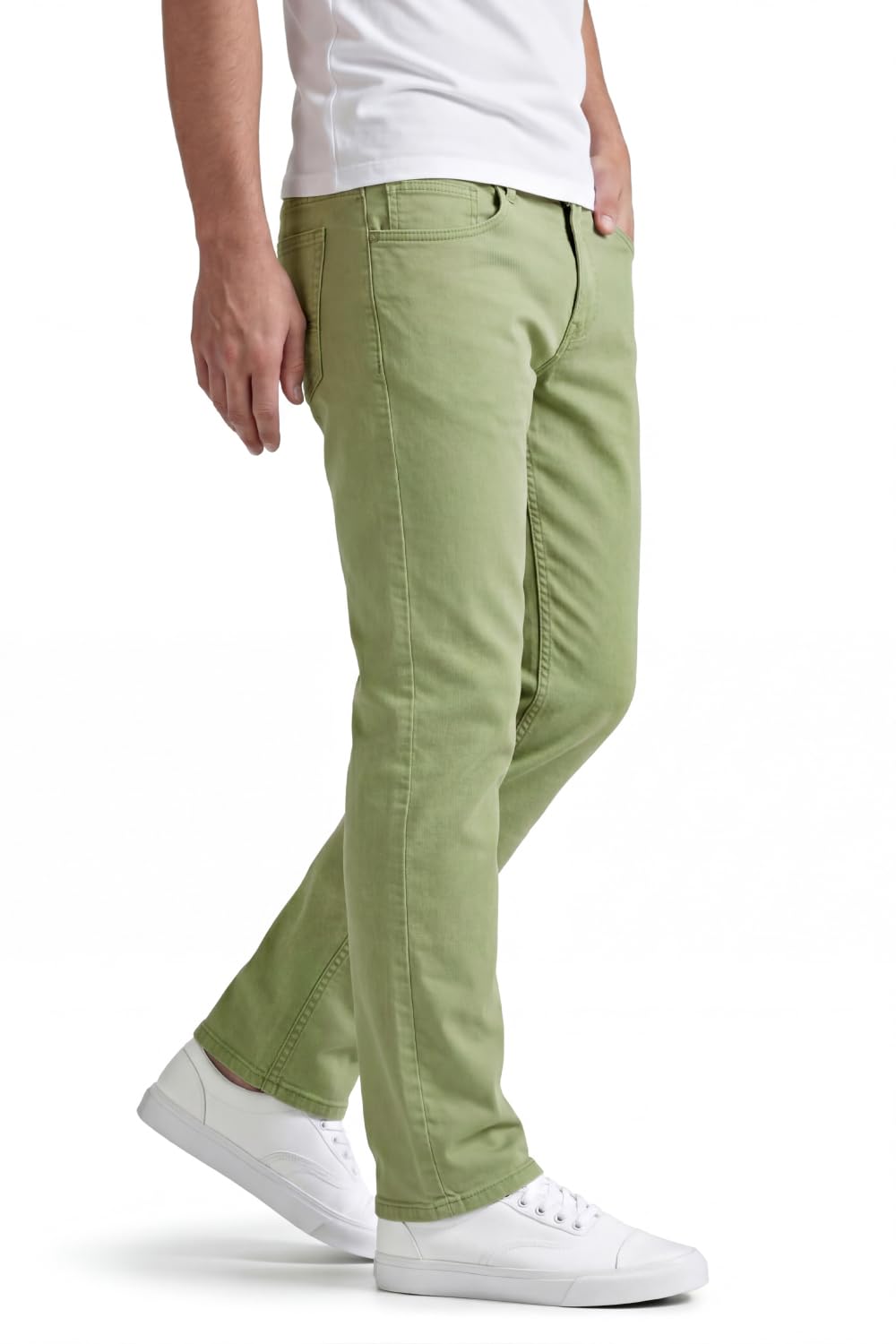 GINGTTO Jeans Uomo Slim Fit Pantaloni Denim Elasticizzati Aderenti Stretch Pantalone Jean